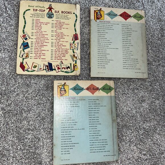 A Rand McNally Elf Books Growing up, The Five Busy Bear & Pets Vintage Kid Books - Picture 5 of 10